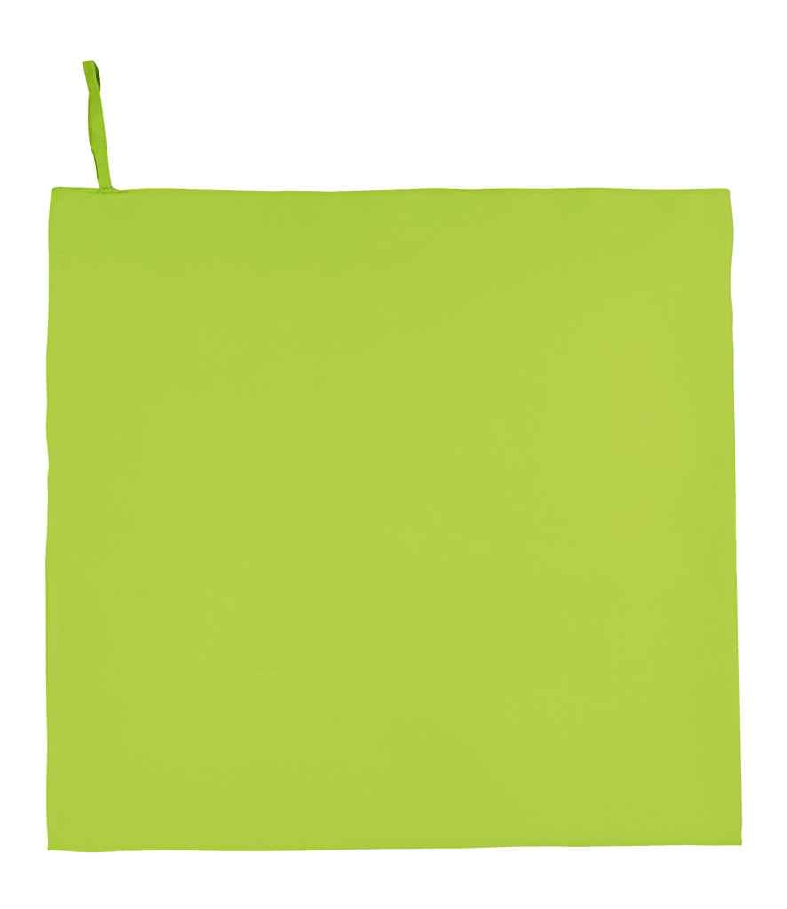 SOL'S Atoll 100 Microfibre Bath Sheet | Apple Green