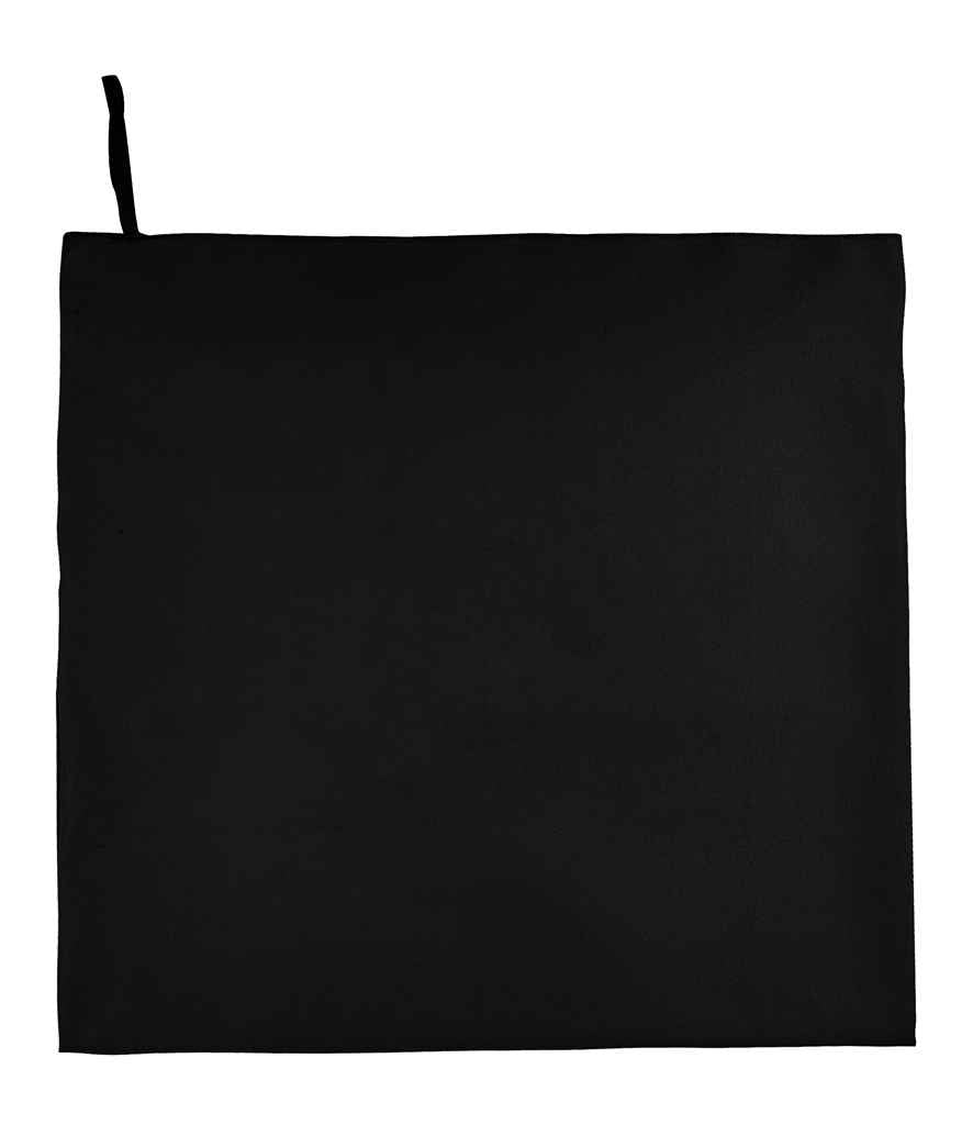 SOL'S Atoll 100 Microfibre Bath Sheet | Black