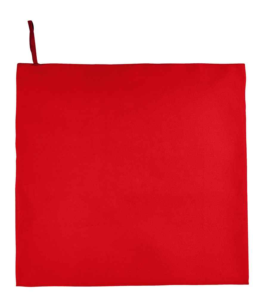 SOL'S Atoll 100 Microfibre Bath Sheet | Red