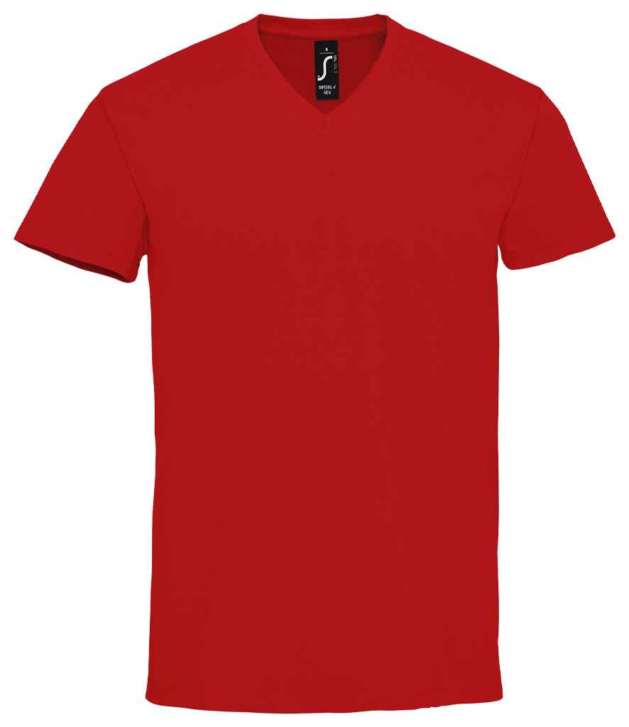 SOL'S Imperial V Neck T-Shirt | Red