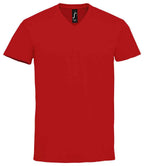 SOL'S Imperial V Neck T-Shirt | Red