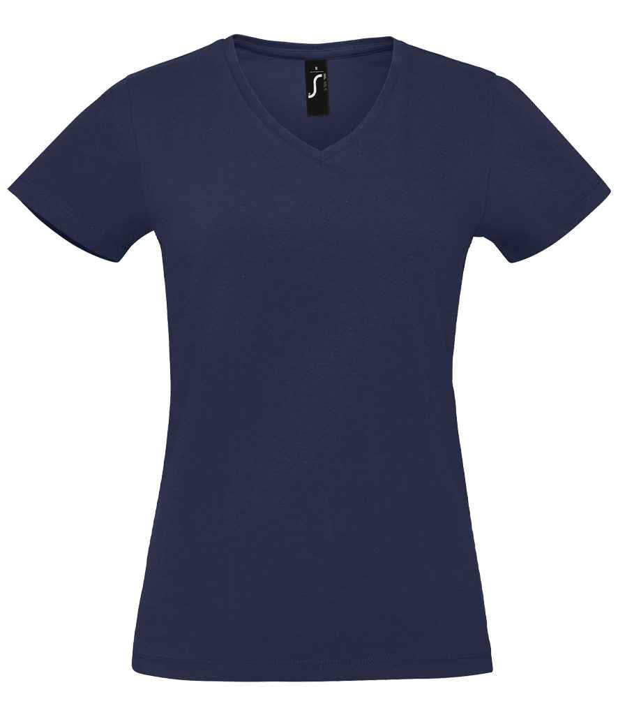 SOL'S Ladies Imperial V Neck T-Shirt | French Navy