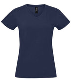 SOL'S Ladies Imperial V Neck T-Shirt | French Navy