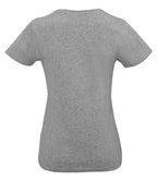 SOL'S Ladies Imperial V Neck T-Shirt | Grey Marl