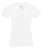SOL'S Ladies Imperial V Neck T-Shirt | White