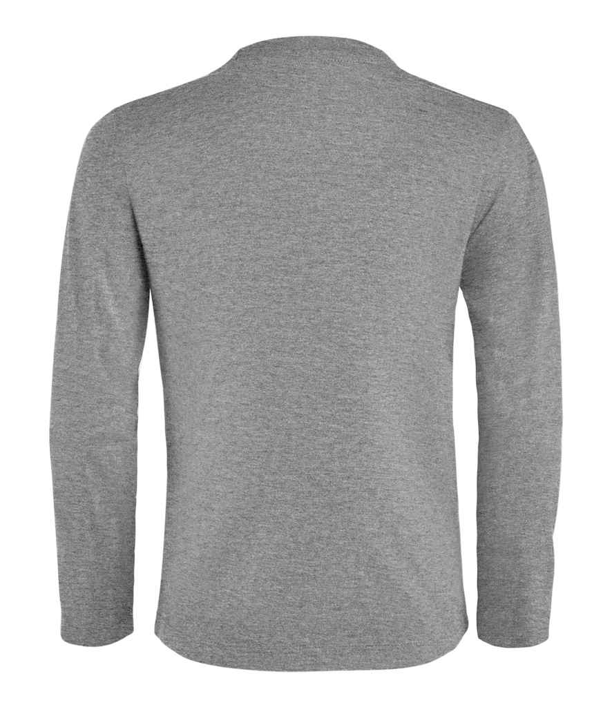 SOL'S Kids Imperial Long Sleeve T-Shirt | Grey Marl