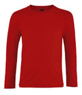 SOL'S Kids Imperial Long Sleeve T-Shirt | Red