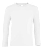 SOL'S Kids Imperial Long Sleeve T-Shirt | White