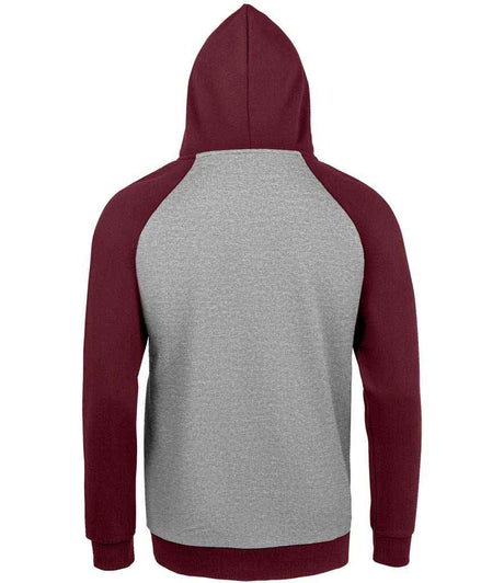 02998 Grey Marl/Bordeaux Back