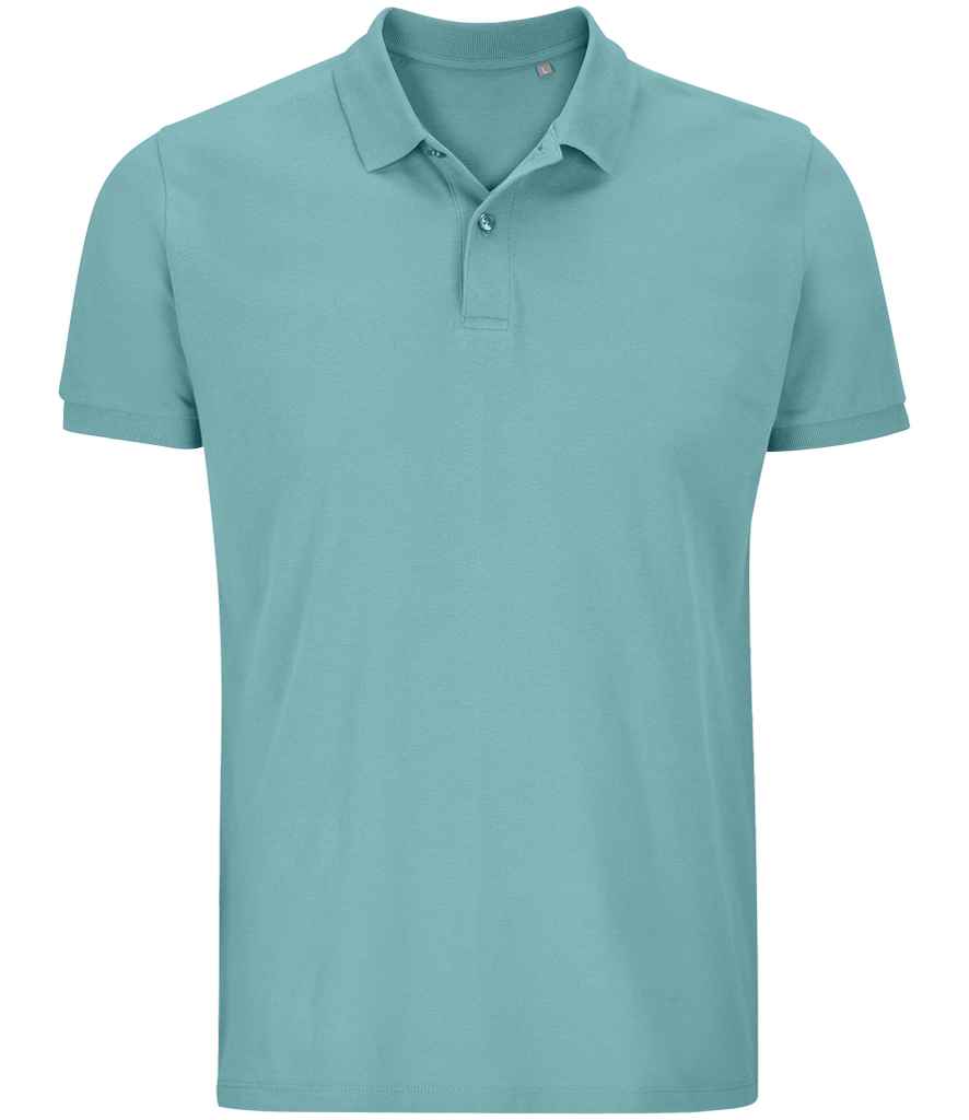 SOL'S Planet Organic Piqué Polo Shirt | Pool Blue