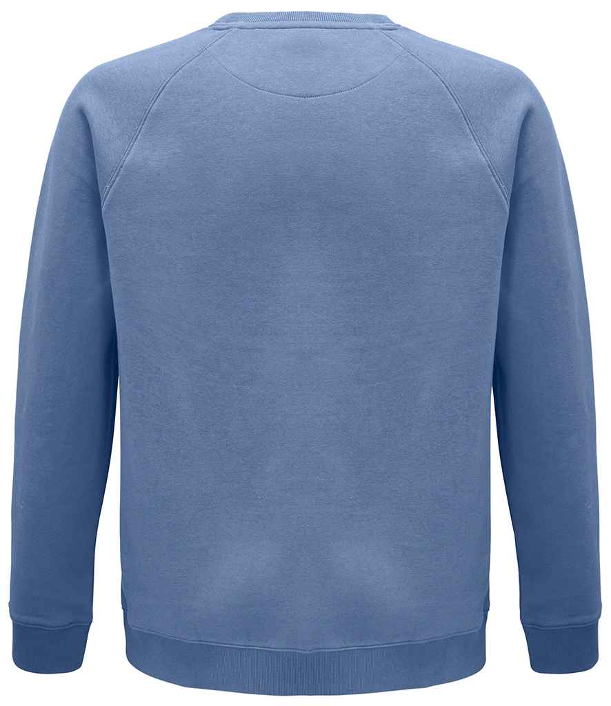 SOL'S Unisex Space Organic Raglan Sweatshirt | Blue