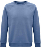 SOL'S Unisex Space Organic Raglan Sweatshirt | Blue