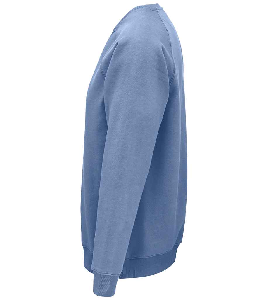 SOL'S Unisex Space Organic Raglan Sweatshirt | Blue