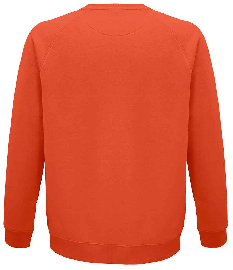 SOL'S Unisex Space Organic Raglan Sweatshirt | Burnt Orange