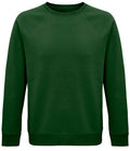 SOL'S Unisex Space Organic Raglan Sweatshirt | Bottle Green