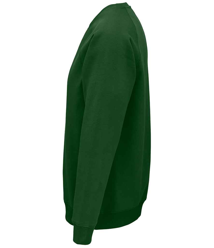 SOL'S Unisex Space Organic Raglan Sweatshirt | Bottle Green