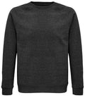 SOL'S Unisex Space Organic Raglan Sweatshirt | Charcoal Marl