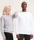 SOL'S Unisex Space Organic Raglan Sweatshirt | Grey Marl