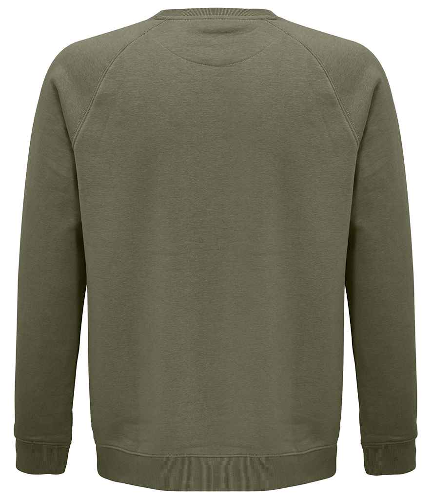 SOL'S Unisex Space Organic Raglan Sweatshirt | Khaki