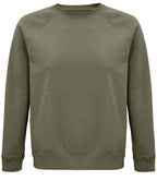 SOL'S Unisex Space Organic Raglan Sweatshirt | Khaki