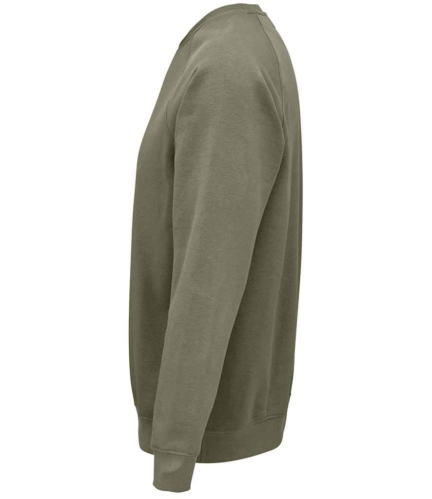 SOL'S Unisex Space Organic Raglan Sweatshirt | Khaki