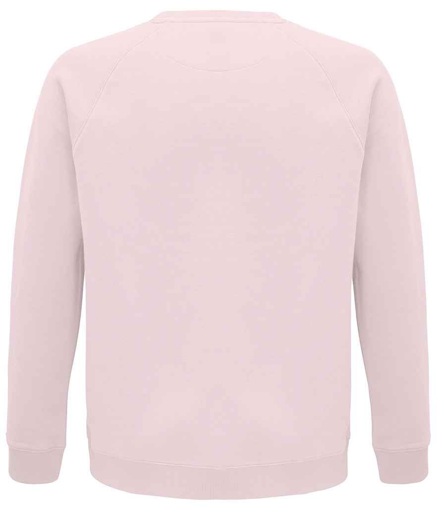 SOL'S Unisex Space Organic Raglan Sweatshirt | Pale Pink