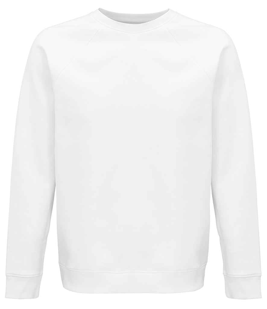 SOL'S Unisex Space Organic Raglan Sweatshirt | White