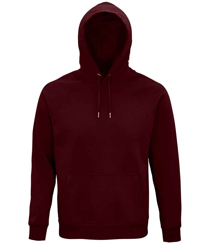 SOL'S Unisex Stellar Organic Hoodie | Burgundy