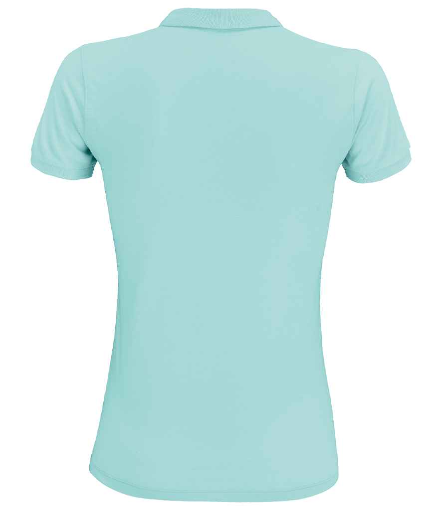 SOL'S Ladies Planet Organic Piqué Polo Shirt | Arctic Blue