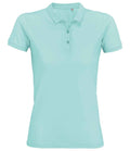 SOL'S Ladies Planet Organic Piqué Polo Shirt | Arctic Blue