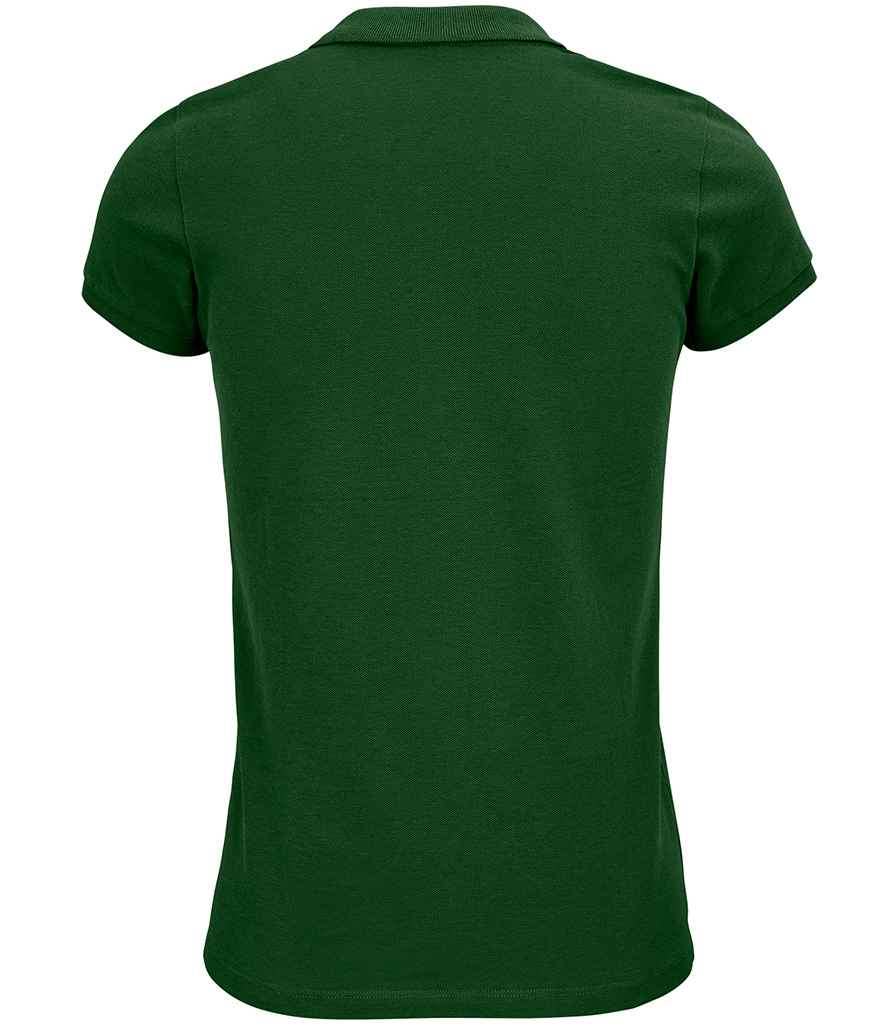 SOL'S Ladies Planet Organic Piqué Polo Shirt | Bottle Green