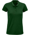 SOL'S Ladies Planet Organic Piqué Polo Shirt | Bottle Green