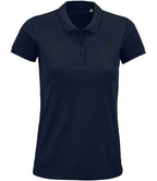 SOL'S Ladies Planet Organic Piqué Polo Shirt | French Navy