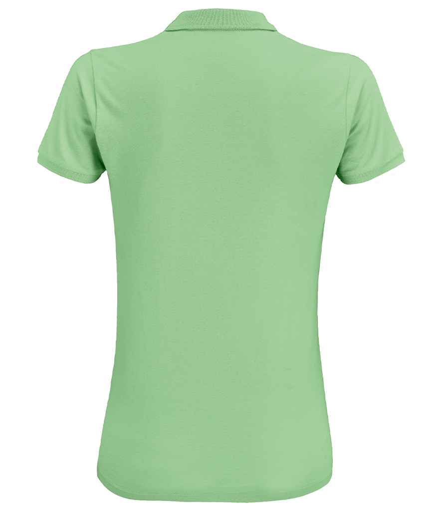 SOL'S Ladies Planet Organic Piqué Polo Shirt | Frozen Green