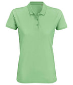 SOL'S Ladies Planet Organic Piqué Polo Shirt | Frozen Green