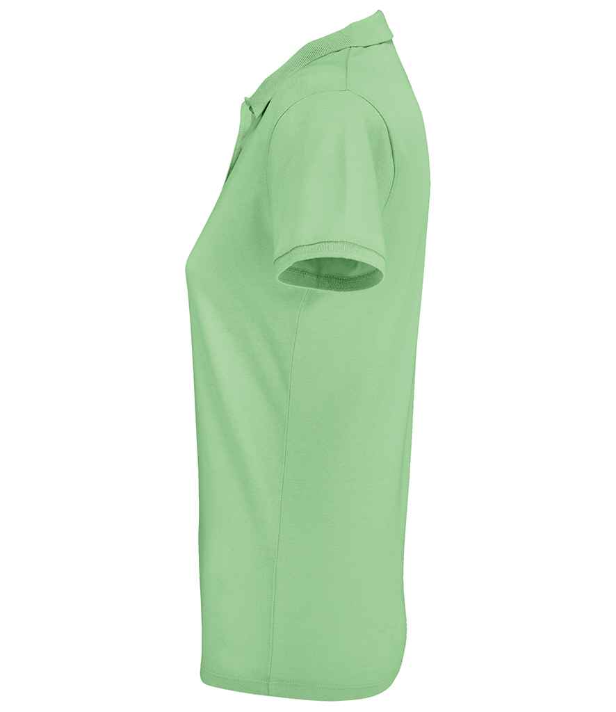 SOL'S Ladies Planet Organic Piqué Polo Shirt | Frozen Green