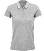 SOL'S Ladies Planet Organic Piqué Polo Shirt | Grey Marl