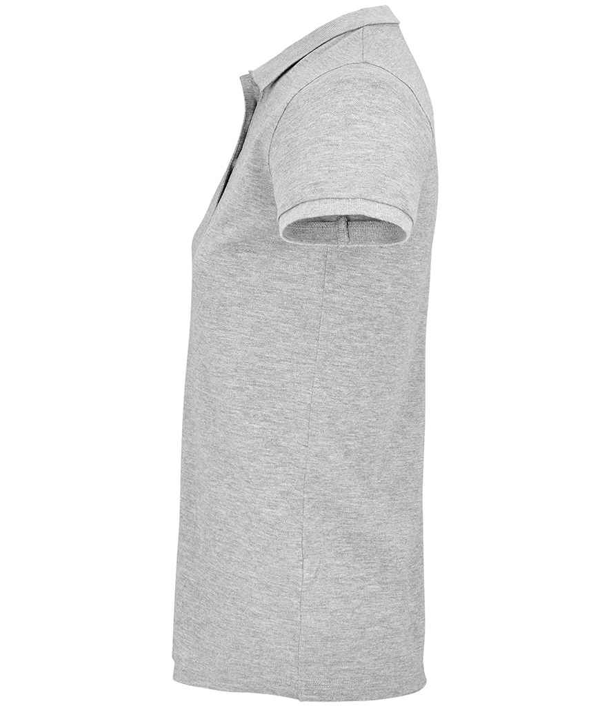 SOL'S Ladies Planet Organic Piqué Polo Shirt | Grey Marl