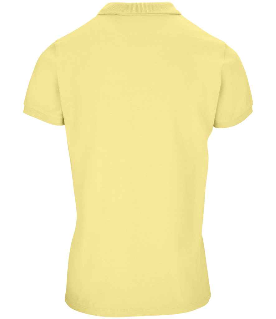 SOL'S Ladies Planet Organic Piqué Polo Shirt | Light Yellow