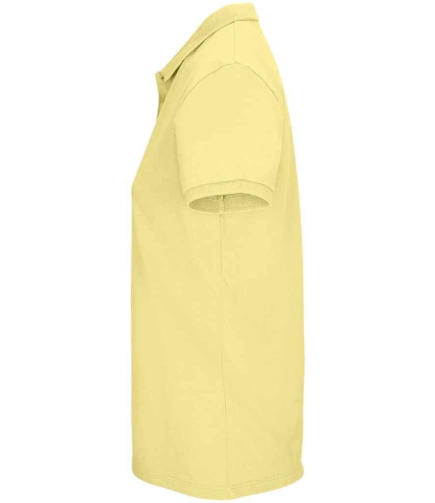 SOL'S Ladies Planet Organic Piqué Polo Shirt | Light Yellow