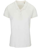 SOL'S Ladies Planet Organic Piqué Polo Shirt | Off White