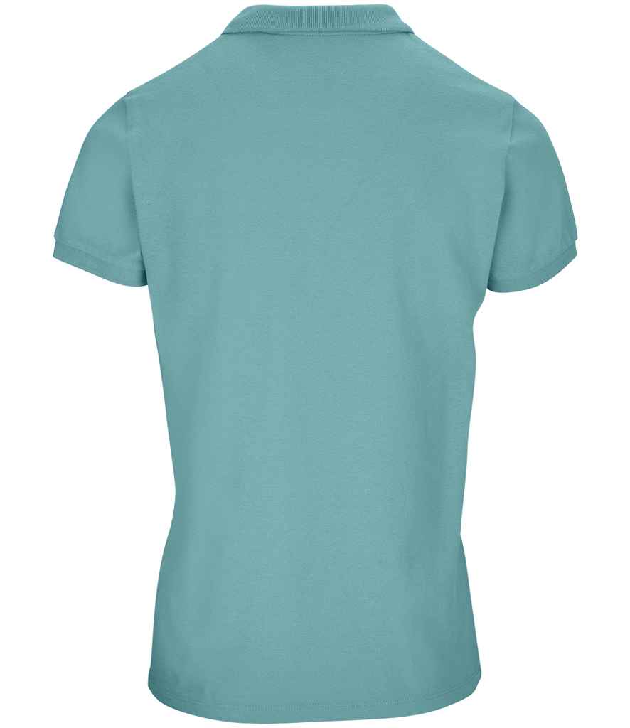 SOL'S Ladies Planet Organic Piqué Polo Shirt | Pool Blue