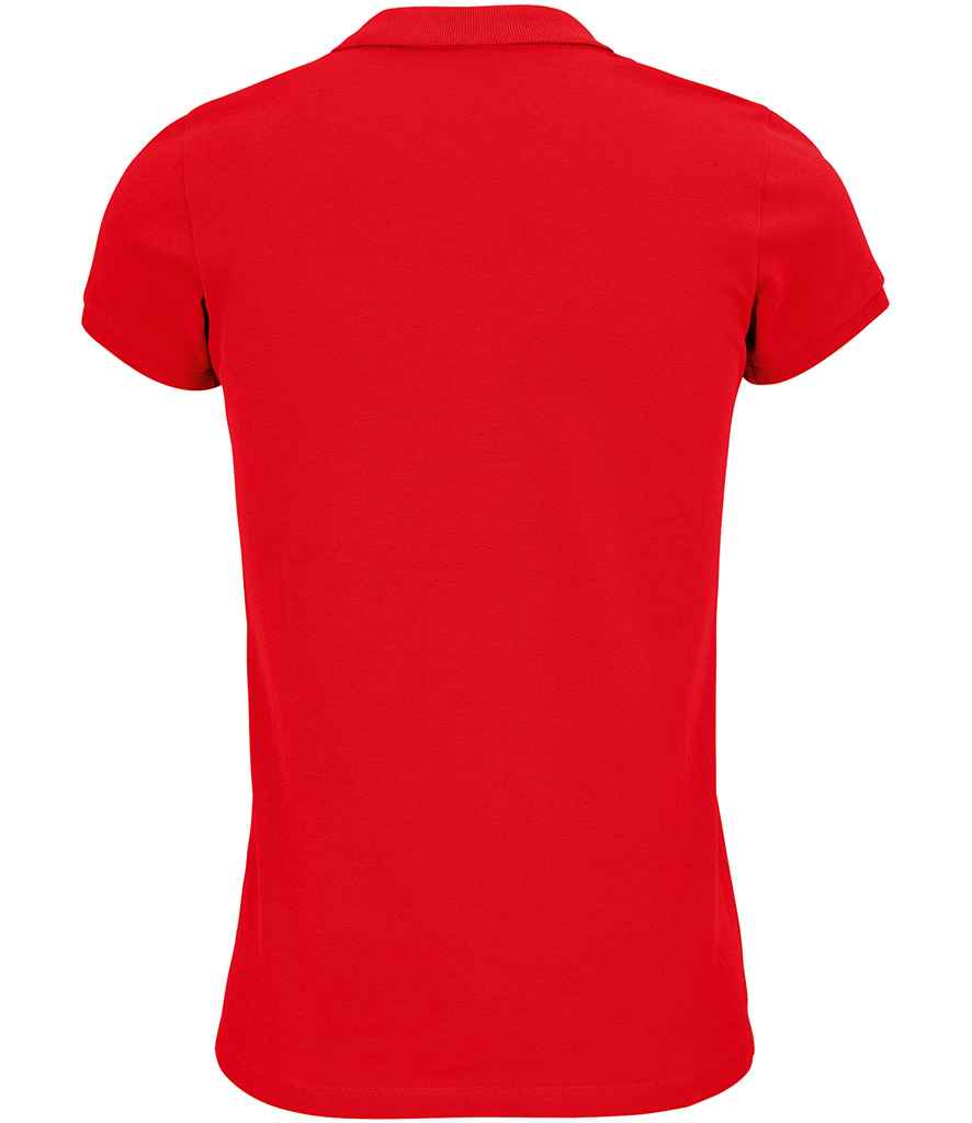 SOL'S Ladies Planet Organic Piqué Polo Shirt | Red