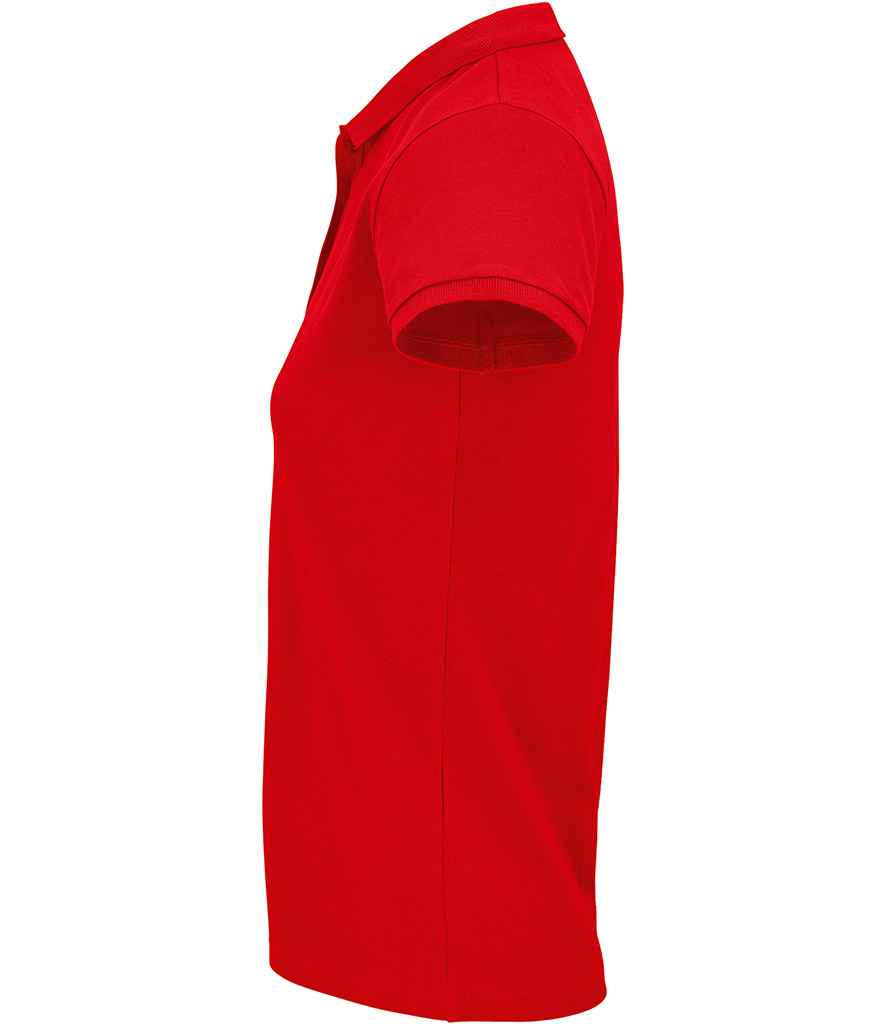 SOL'S Ladies Planet Organic Piqué Polo Shirt | Red