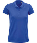SOL'S Ladies Planet Organic Piqué Polo Shirt | Royal Blue