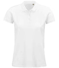 SOL'S Ladies Planet Organic Piqué Polo Shirt | White