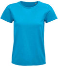 SOL'S Ladies Pioneer Organic T-Shirt | Aqua
