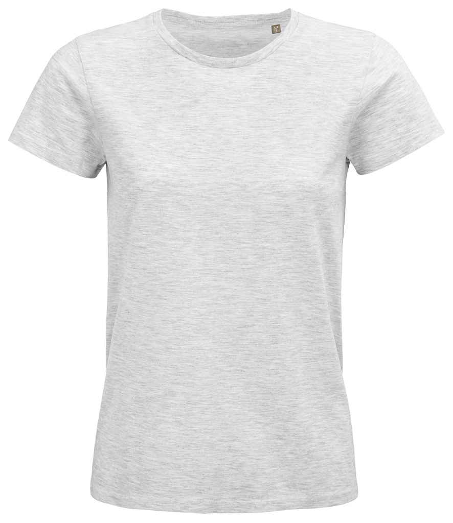 SOL'S Ladies Pioneer Organic T-Shirt | Ash