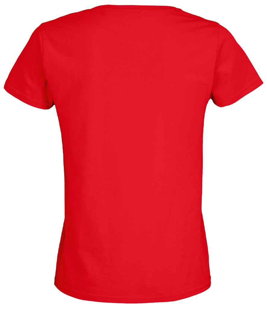 SOL'S Ladies Pioneer Organic T-Shirt | Bright Red