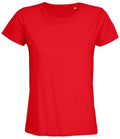 SOL'S Ladies Pioneer Organic T-Shirt | Bright Red